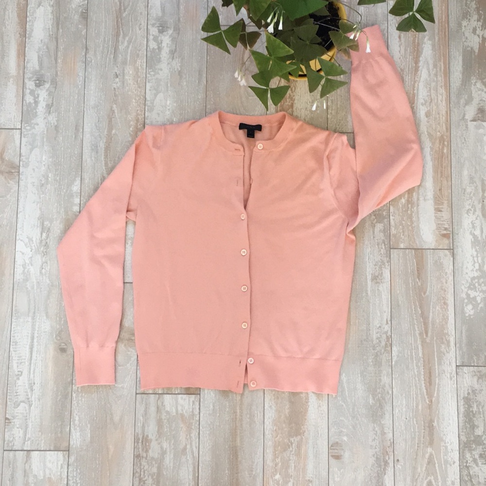 J. Crew Cotton Jackie Cardigan L